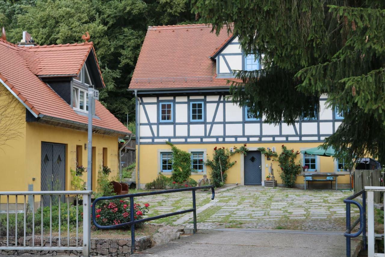 "Ferienwohnung Am Tharandter Wald" Grund Zewnętrze zdjęcie